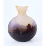 Vase "Gebirgssee", Gallé um 1920.