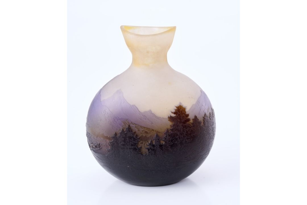 Vase "Gebirgssee", Gallé um 1920. - Bild 1 aus 7