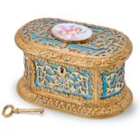Schatulle, Barock-Stil, um 1870.
