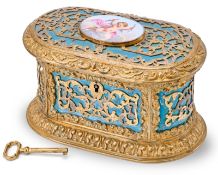 Schatulle, Barock-Stil, um 1870.