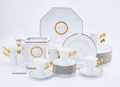 Kaffee-Service für 10 Pers., Rosenthal meets Versace, Ende 20. Jh.