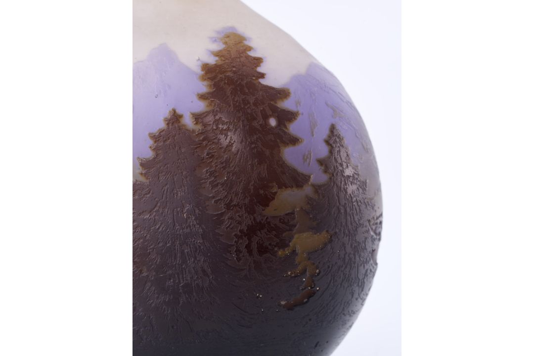 Vase "Gebirgssee", Gallé um 1920. - Bild 7 aus 7