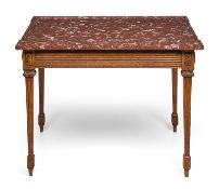 Rechteck. Louis-XVI-Tisch, Frankreich Ende 18. Jh.