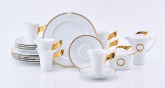 Kaffee-Service für 6 Pers., Rosenthal meets Versace, Ende 20. Jh.