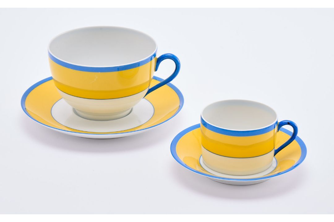 Speise-/ Kaffee-Service für mind. 6 Pers., Limoges Ende 20. Jh. - Bild 2 aus 6