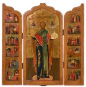 Ikone/Triptychon Russland um 1820