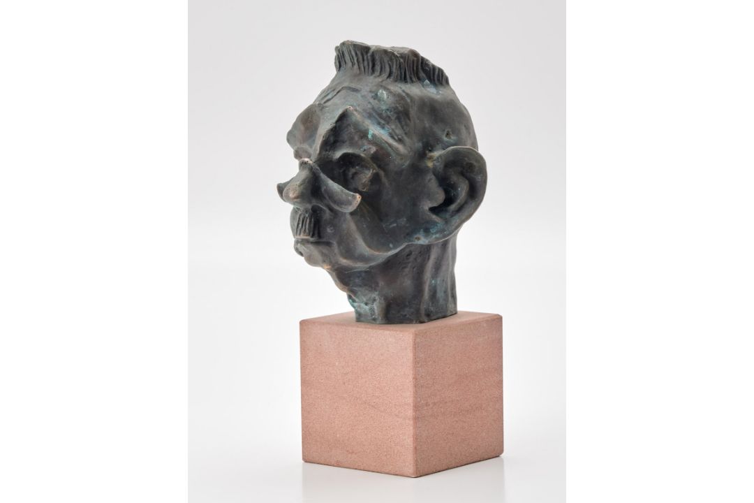 Bronze Knud Knudsen: "Der Bürokrat", 2. Hälfte 20. Jh. - Bild 2 aus 5