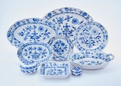 Konvolut Serviceteile, Meissen und Stadtmeissen um 1890 - 1968.
