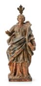 Kl. Marienfigur mit Buch, Barock, 18. Jh.