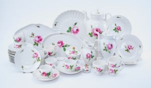 Kaffee-Service für 9 Pers., Meissen um 1850 - um 1910.