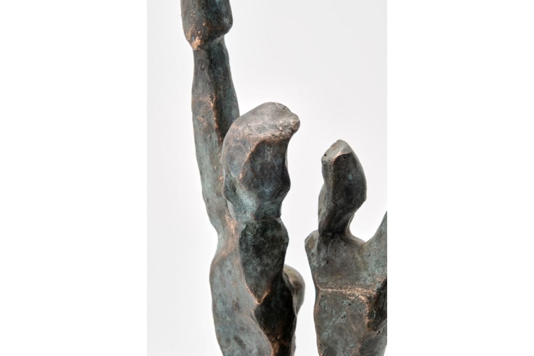 Bronze Knud Knudsen: "Zerrissener", 2. Hälfte 20. Jh. - Bild 5 aus 7