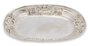 Gr. ovale Schale, Barock-Stil, Italien 2. Hälfte 20. Jh.