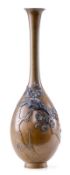 Solifleur-Vase "Vogel auf Zweig", Meji, Japan um 1900.