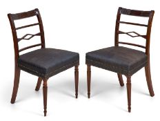 Paar Regency-Stühle, England um 1820