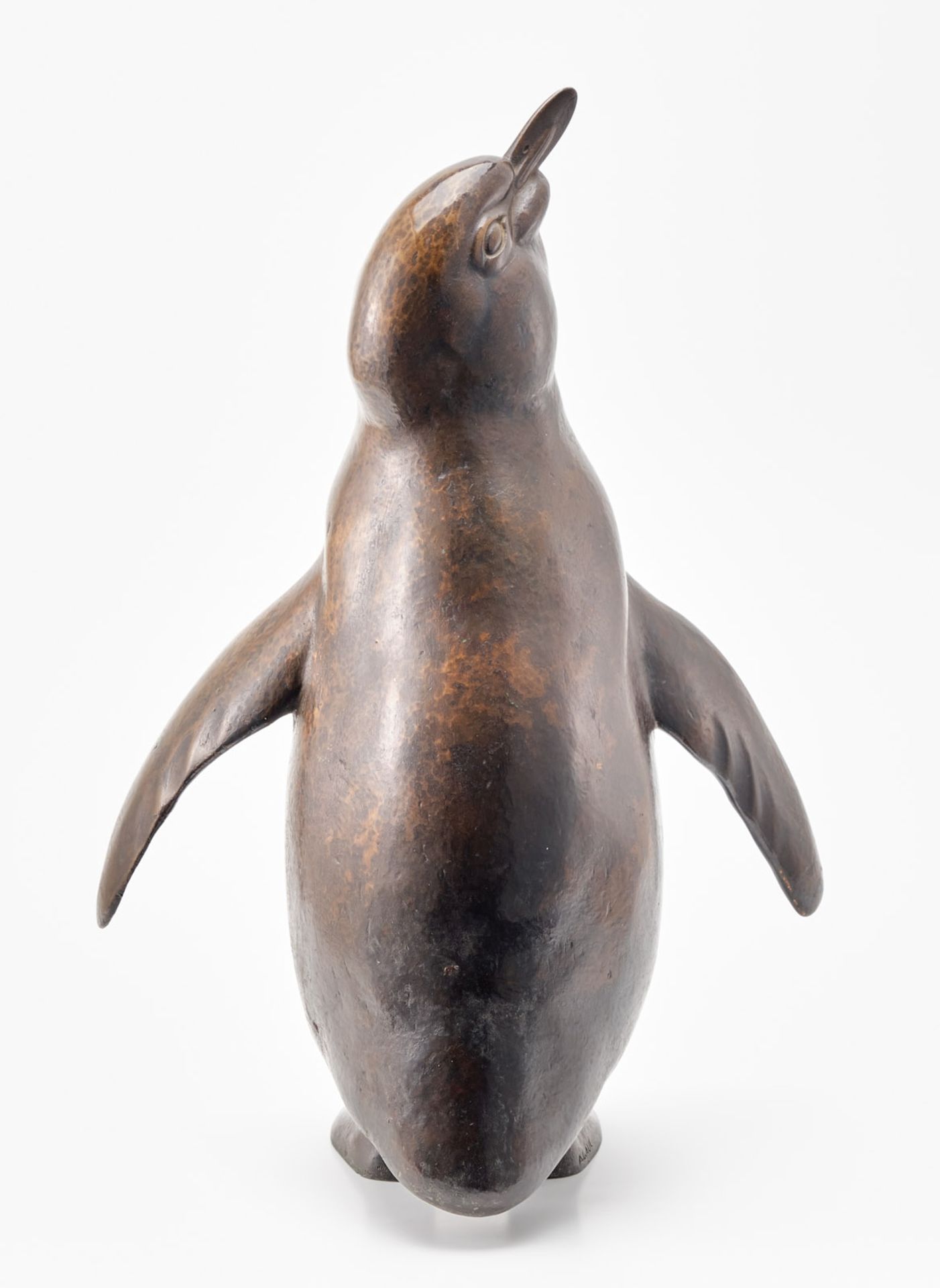 Bronze August Gaul: Pinguin, Kopf nach oben rechts,  wohl nach 1921. - Bild 4 aus 8