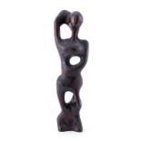 Skulptur Dieter Oehm: Weibliche Figur, wohl um 1970.