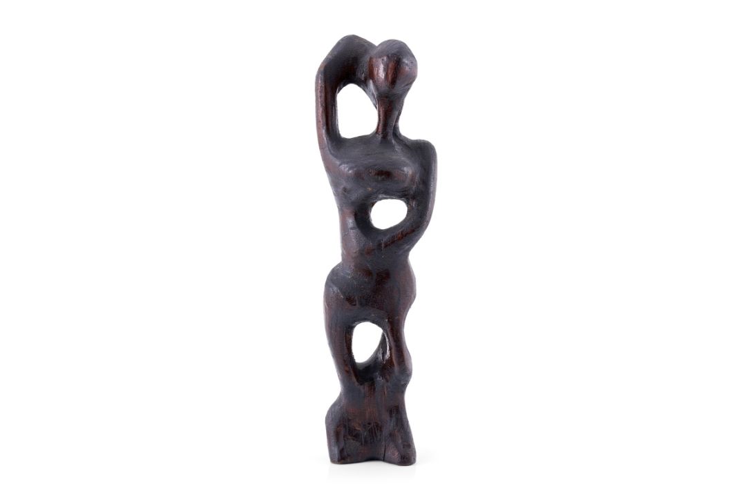 Skulptur Dieter Oehm: Weibliche Figur, wohl um 1970. - Bild 1 aus 7