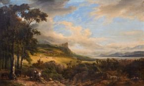 Sign. P. Bacci, Landschafts- u. Historienmaler 19. Jh