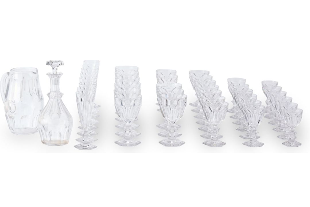 Glas-Garnitur für mind. 6 Pers., Baccarat 2. Hälfte 20. Jh. - Bild 1 aus 5