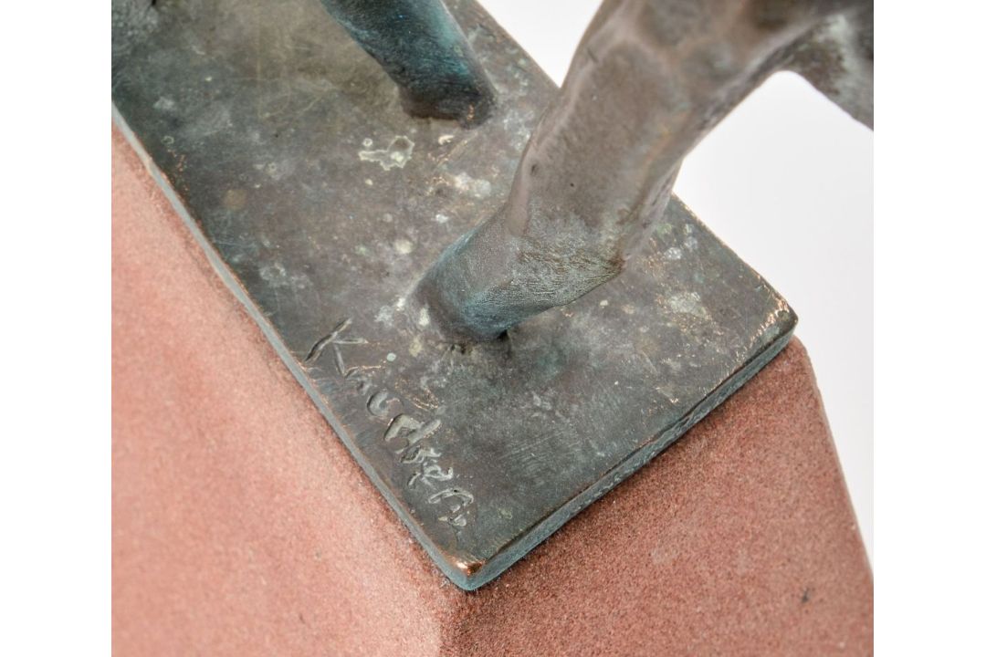 Kl. Bronze Knud Knudsen: Tanzende Kinder, 2. Hälfte 20. Jh. - Bild 5 aus 7