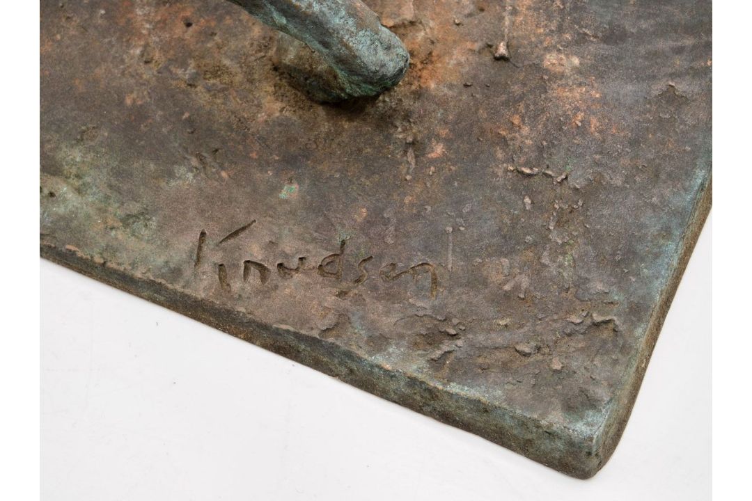 Bronze Knud Knudsen: "Zerrissener", 2. Hälfte 20. Jh. - Bild 6 aus 7