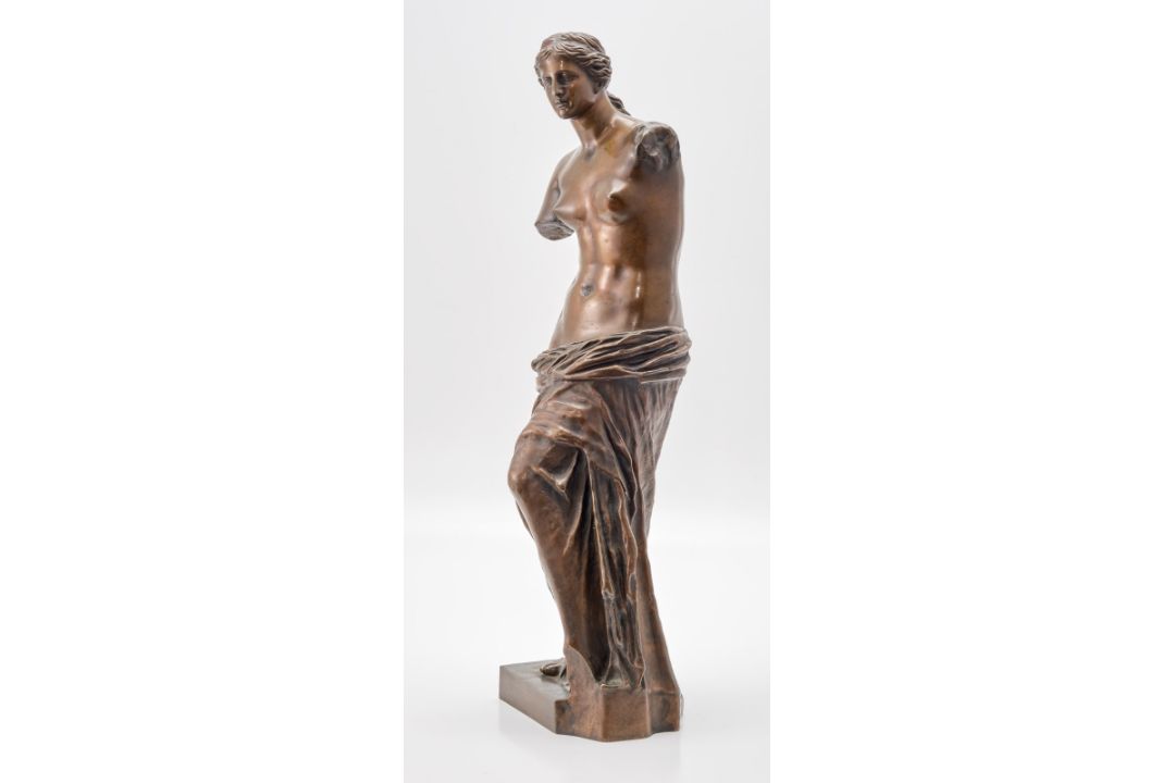 Gr. Bronze nach antikem Vorbild: Venus von Milo, 20. Jh. - Bild 5 aus 7
