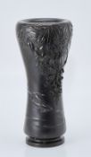 Gr. Bronze-Vase, Meji, Japan wohl um 1900.
