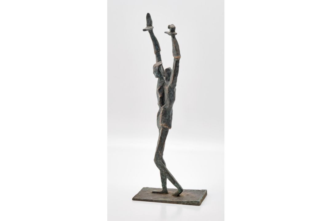 Bronze Knud Knudsen: "Zerrissener", 2. Hälfte 20. Jh. - Bild 4 aus 7