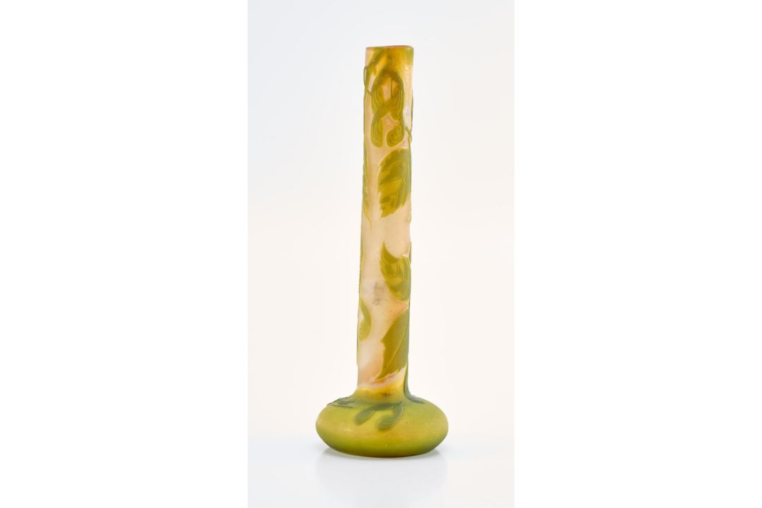 Solifleur-Vase "Ahorn", Jugendstil, Gallé um 1904. - Bild 4 aus 7