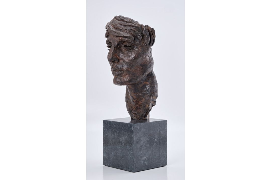 Bronze Renèe Sintenis: Selbstportrait (1931), wohl Mitte 20. Jh. - Bild 2 aus 5