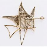 Skulpturale Vogel-Nadel, Bijoux de Braque