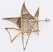 Skulpturale Vogel-Nadel, Bijoux de Braque