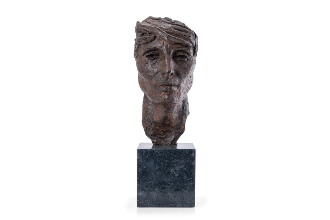Bronze Renèe Sintenis: Selbstportrait (1931), wohl Mitte 20. Jh. - Bild 1 aus 5