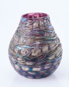 Kugelige Vase im Stil des Jugendstils, wohl späteres 20. Jh.