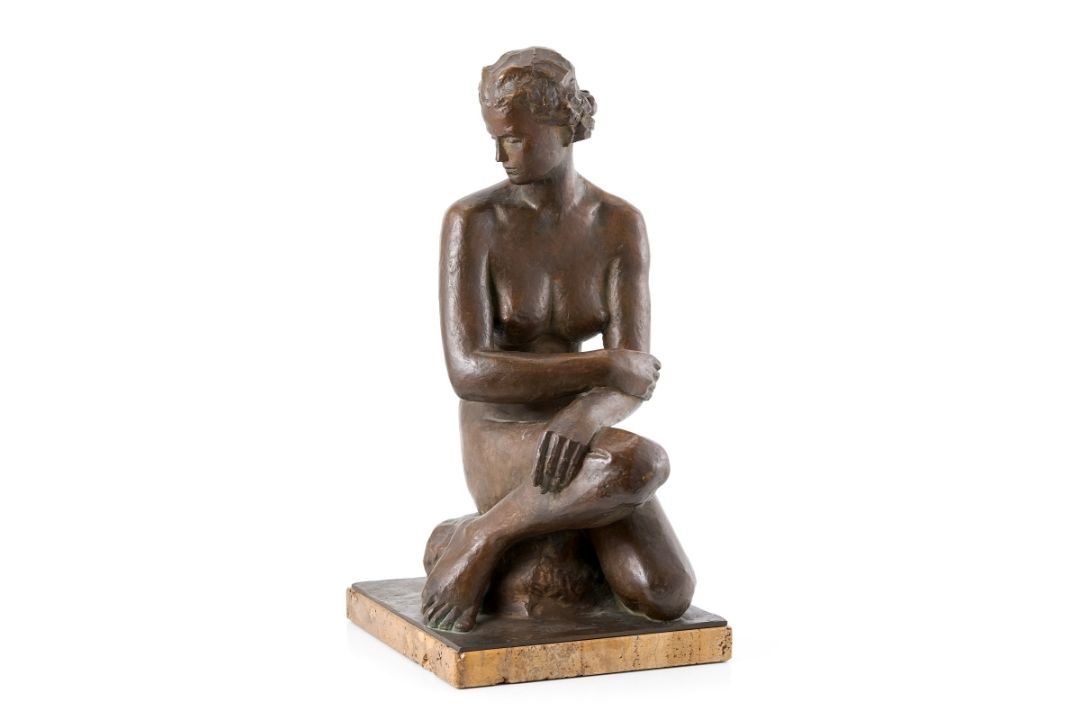 Bronze Jürgen Georg Gerhard Klein: Frauenakt, dat. 1938. - Bild 1 aus 6