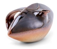 Studiokeramik Gotlind Weigel: Braune Kanne, 2013.