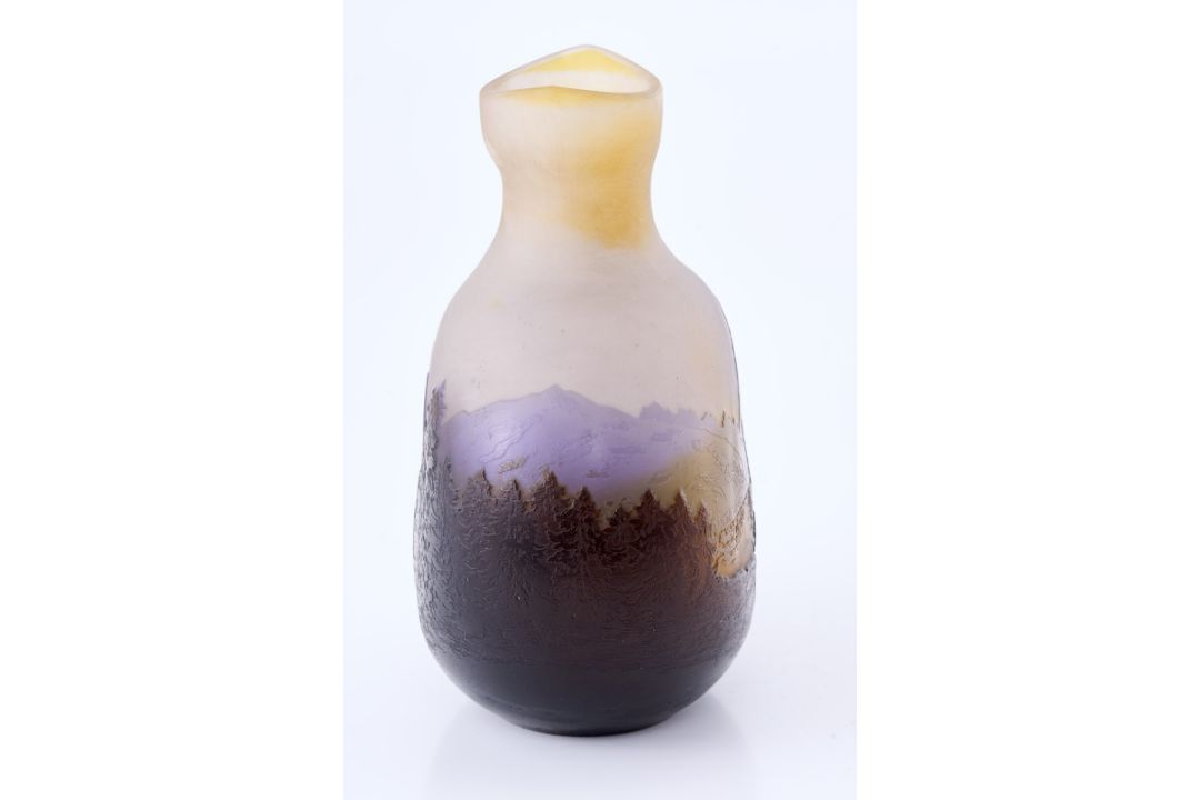 Vase "Gebirgssee", Gallé um 1920. - Bild 2 aus 7
