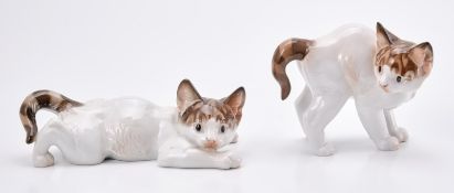 Zwei kl. Katzen, Rosenthal 1929.