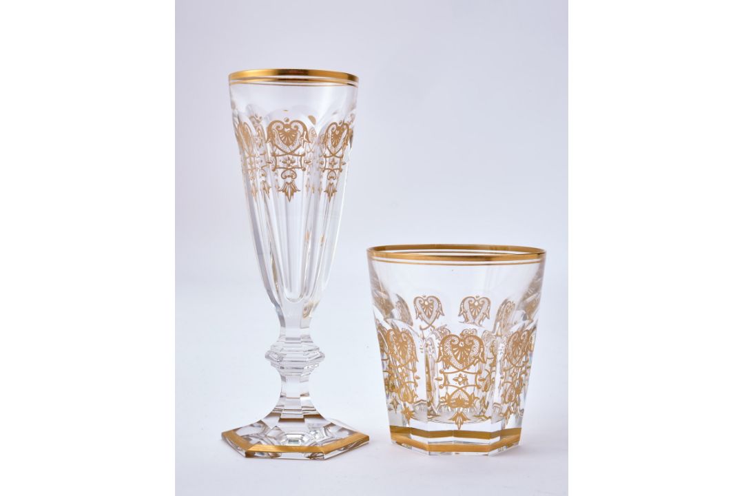 Glas-Garnitur für 12 Pers., Baccarat Ende 20. Jh. - Bild 6 aus 10