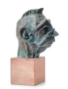 Bronze Knud Knudsen: "Der Bürokrat", 2. Hälfte 20. Jh.