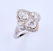 Art-Deco-Ring um 1910-15