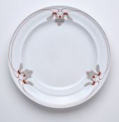 Gr. Platte, Jugendstil, Meissen um 1915.