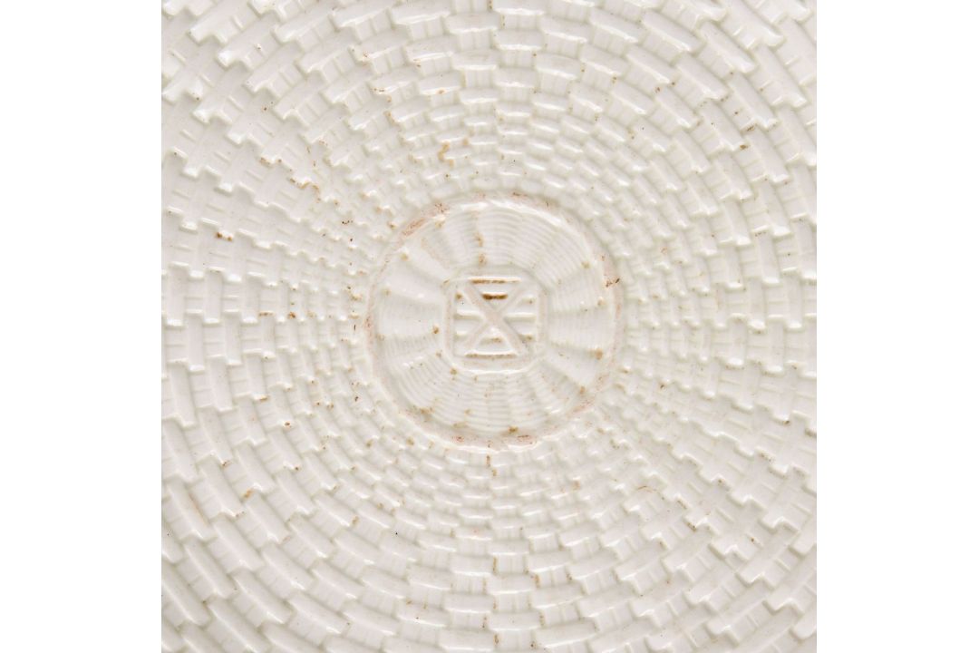Teller in Korbflechtrelief, Wedgwood 1855. - Bild 2 aus 4
