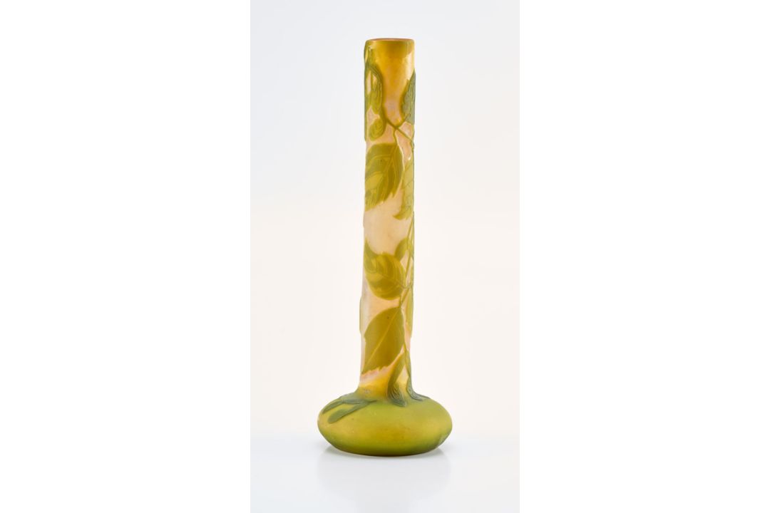 Solifleur-Vase "Ahorn", Jugendstil, Gallé um 1904. - Bild 2 aus 7