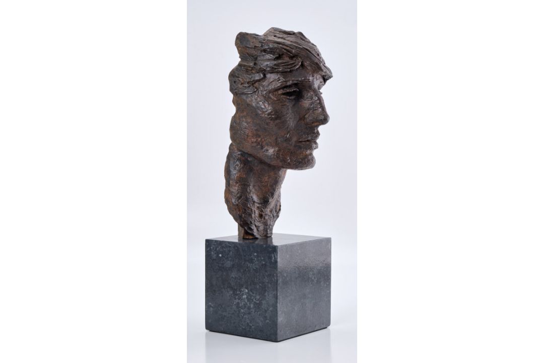 Bronze Renèe Sintenis: Selbstportrait (1931), wohl Mitte 20. Jh. - Bild 3 aus 5