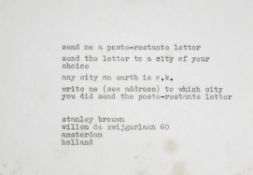 Stanley Brouwn