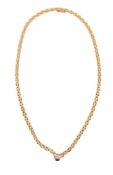 A DIAMOND SET COLLAR NECKLACE