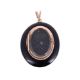 A LATE 19TH CENTURY HALF SEED PEARL AND ONYX LOCKET PENDANT - Image 2 of 2
