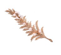 CROPP & FARR, A FOLIATE SPRAY BROOCH