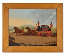 TC COOPER (BRITISH Fl. 1811-1814), THE LONDON TO BRIGHTON MAIL COACH